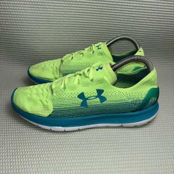Under Armour Speedform Slingride Athletic Shoes Women’s Size 9 1288295-884 Green - Picture 3 of 9